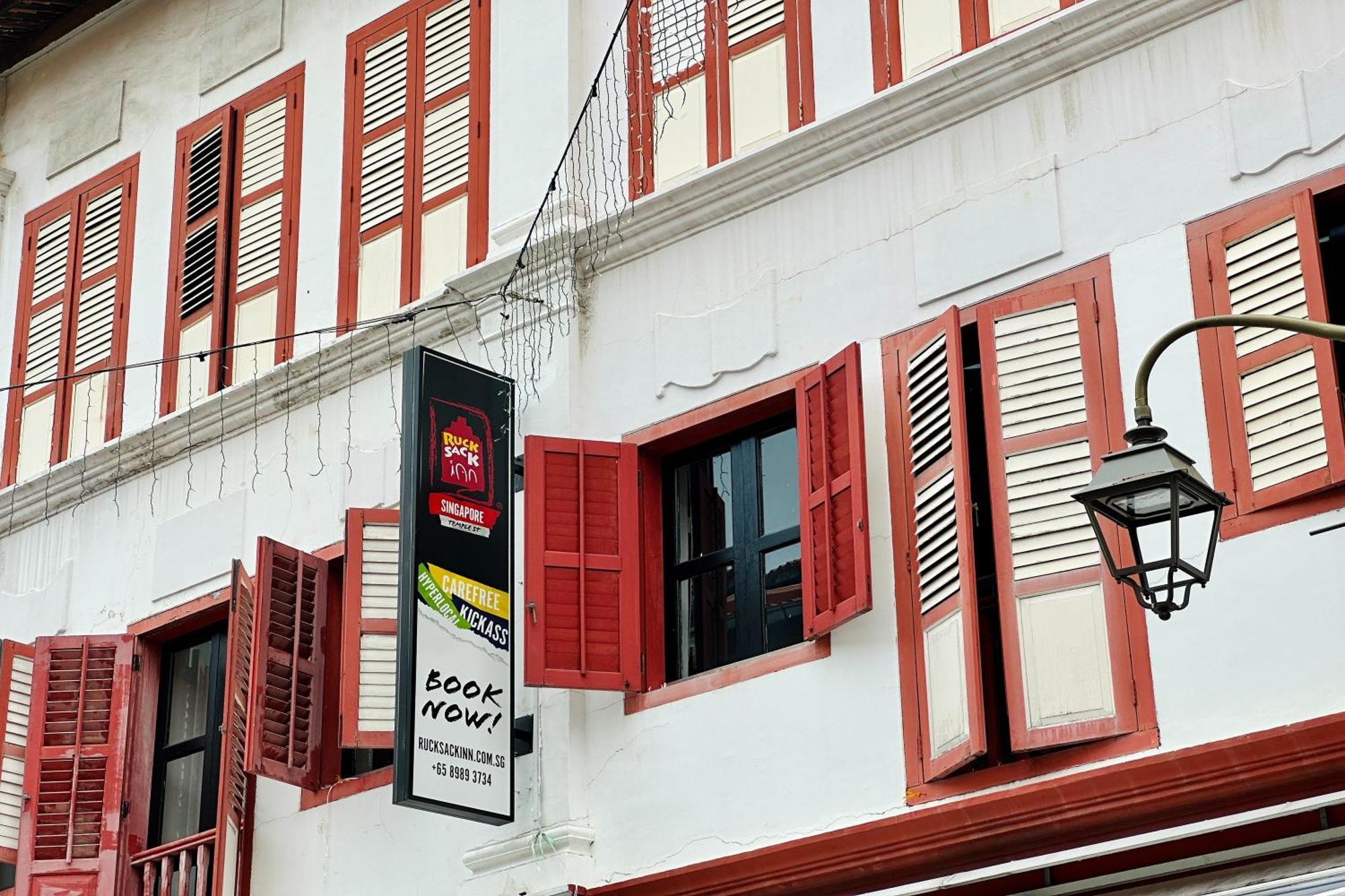 Rucksack Inn Temple Street Singapore Esterno foto
